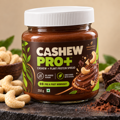 CASHEW PRO+  CASA rich and creamy chocolate spread made with cashews and selected plant proteins. - Image 2