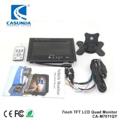 7 Inch Car Video Screen Display with Sunvisor TFT LCD Car Monitor - Image 4