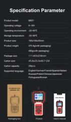 OBD2 Scanner Check Engine Light Car Code Reader Clear Error Codes ABS SRS Sas etc Full Vehicle System Diagnostics Tool - Image 6
