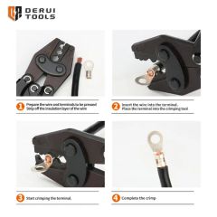 Hx 16 for The Copper Terminals Hand Crimping Tools - Image 3