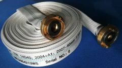 Cavas Fire Hose Single jacket Color White Origin China Diameter 63mm Model NO. RFH033 HS Code 59090000 Lining With Lining - Image 3