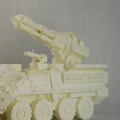 Custom Combat 3D Printed Tank Model for Display Prototype Service - Image 6