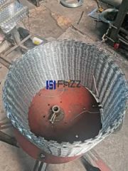 Hot Dipped Galvanized Steel Razor Blade Wire Diameter 450mm Bto-22 Razor Blade Barbed Wire - Image 4