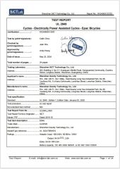 Product Inspection Report certificate from Shenzhen Gravity Technology Co., Ltd.