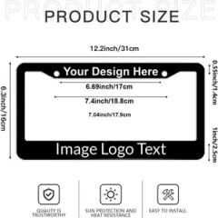 OEM Souvenir License Plate Frame Custom License Plate Frame - Image 3