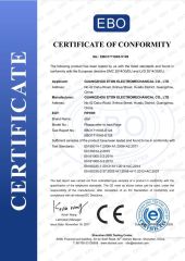 fryer certificate from Guangzhou ETON Import & Export Co., Ltd.