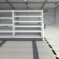Top Quality Quick Assembly Removable Corrosion-Resistant Mobile Racking for Goods Storage Racking Systems - Image 3