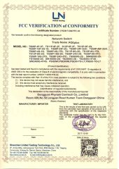 network switch FCC certificate from Dongguan Phynam Comtech Co., Ltd.