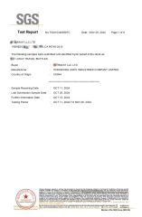 SGS certificated 2 certificate from Hongkong Lindy Industries Company Limited