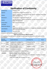 CE certificate from Shenzhen Sautoo Original Technology Co.,Ltd