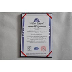 ISO9001 certificate from Hangzhou Jiugui Garment Accessories Co., Ltd.