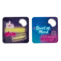 Multi-Functional ABS Card Shape Coaster Bottle Opener for Bar Counter Service - Image 3