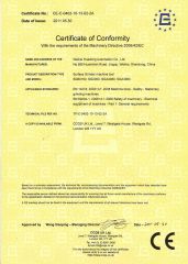 SG surface grinder CE certificate from Weihai Huadong Automation Co., Ltd