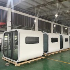 Factory Security Enhanced Rigid Structure Customizable Guard Prefabricated Apple Capsule House for Construction Site Safety - Image 5