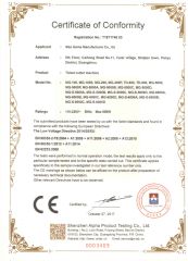 Certificate certificate from Max Game Manufacturer Co., Limited