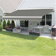 Manual Retractable Awning Sun Shade Patio Awning Cover Outdoor Patio Canopy Deck Awnings - Zhejiang Juhong Industry Co., Ltd