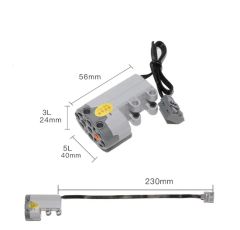 Technical Parts Servo -Motor Multi Power Functions Tool PF Model Sets Building Blocks Compatible All Brands 88004 Motor - Image 3