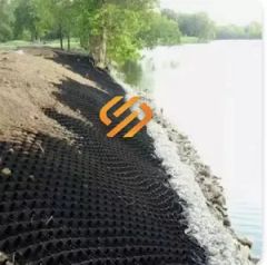 Plastic Ground Geo Grid Driveway Ground Pavers Geocell Color Black Origin China Material HDPE Trademark YiJia HS Code - Image 2