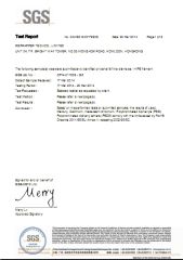 Test Report of HIPS 3D filament certificate from Guangzhou Yousu3D Technology Co., Ltd.