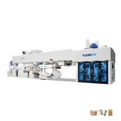 Advanced 6 Color Gearless Flexographic Printer for Paper Products - Image 1