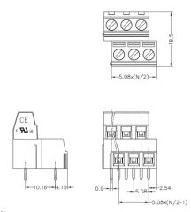 Custom Electrical Terminal Block Aesthetically Pleasing and Stylish Cable Terminal Block Connector Wiring Terminal Block - Image 2