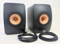 Wireless II KEF LS50 Bookshelf Speakers Pair Black - Image 1