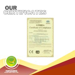 GTIHEA Certificate certificate from Ningbo Easyget Co., Ltd.