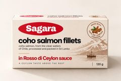 Sagara Premium Coho Salmon Fillets in Rosso di Ceylon Sauce – 120g – product photo 1, product detail gallery