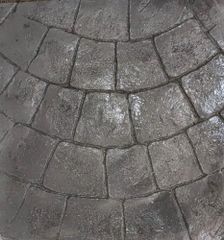 Gray Stamped concrete European Fan, For Flooring, Thickness: >25 mm - Prime Elevations And Concrete Floorings