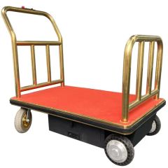 Luxury Liqhtweight Electric Birdcage Luggage Cart Silent Hotel Approved Amenities - Guangzhou Nanjie Machinery Manufacturing Co., Ltd.