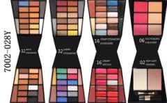Makeup 64 Color Eye Shadow16 Color Lipstick Cream 2 Color Highlight 6 Color Blush Powder Makeup Box - Image 2