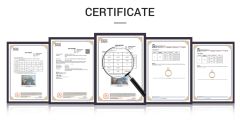 Certification certificate from Qingdao Jurenxinyuan International Trade Co., Ltd.