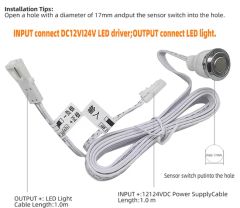 Dimming Touch Switch for Under Cabinet Kitchen Lights - Image 4