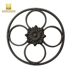 Wrought Iron Stair Railing Panels Parts Origin China Stair Tread Metal Trademark DINGGIN HS Code 8306299000 Baluster Cast - Image 2