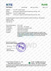 ROHS certificate of Xiamen Elletop Import and Export Co., Ltd – certificate photo, supplier certificates section