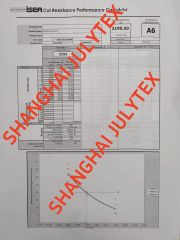 ANSI A6 EN388 Level 6 Cut Resist certificate from Shanghai July Textile Co.,Ltd