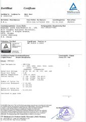 TUV CERTIFICATE OF ELECTRONIC COMPONENT certificate of Shanghai Gosta Electronics Co., Ltd. – certificate photo, supplier certificates section