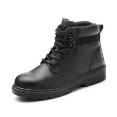 Guard Customized Work Mens Waterproof Leather Steel Toe Boots - Image 1