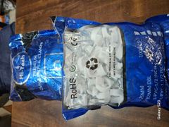 White Nail Cable Clip, Packaging Size: 100 pieces/packet Width 25mm Color White Material PVC Diameter 25mm I Deal In New - Image 2