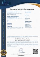 CE certificate of HENAN NYBON MACHINERY CO., LTD. – certificate photo, supplier certificates section