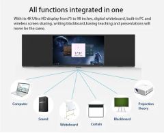 Smart Black Board 75 Inch for Public School with Dual System to Run Educational Software - Image 4
