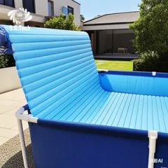 Water Crown Durable Sliding and Automatic PC Swimming Pool Cover Protection Equipment - Image 6