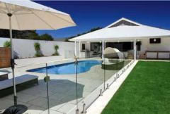 Customized Glass Railing Safety Glass Balustrade Swimming Pool Fence - Image 5