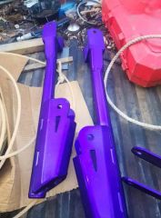 Iridia Candy Blue High Gloss Powder Coating for Bicycle Rack - Image 5