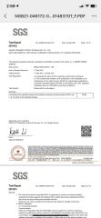 Reach Test certificate from Suzhou Passion Textile Technology Co., Ltd.