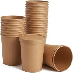 Takeaway Fast Food Paper Packaging Salad Bowl Lunch Box Restaurant Disposable Containers - Image 5
