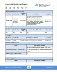 TUV CIV certificates certificate from Shenzhen Asenware Test and Control Technology Co., Ltd.
