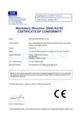 scissor lift certificate of Yancheng Oddly Machinery Co., Ltd. – certificate photo, supplier certificates section