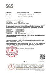 SGS OF LAUNDRY DETERGENTSHEET certificate of Oyunde (Guangzhou) Technology Co., Ltd. – certificate photo, supplier certificates section