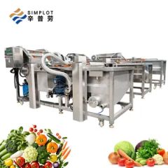 Commercial Large Capacity Bubble Washing Machine Fruit Vegetable Seafood Processing Line Equipment - Image 5